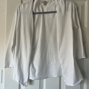 Talbots white cardigan